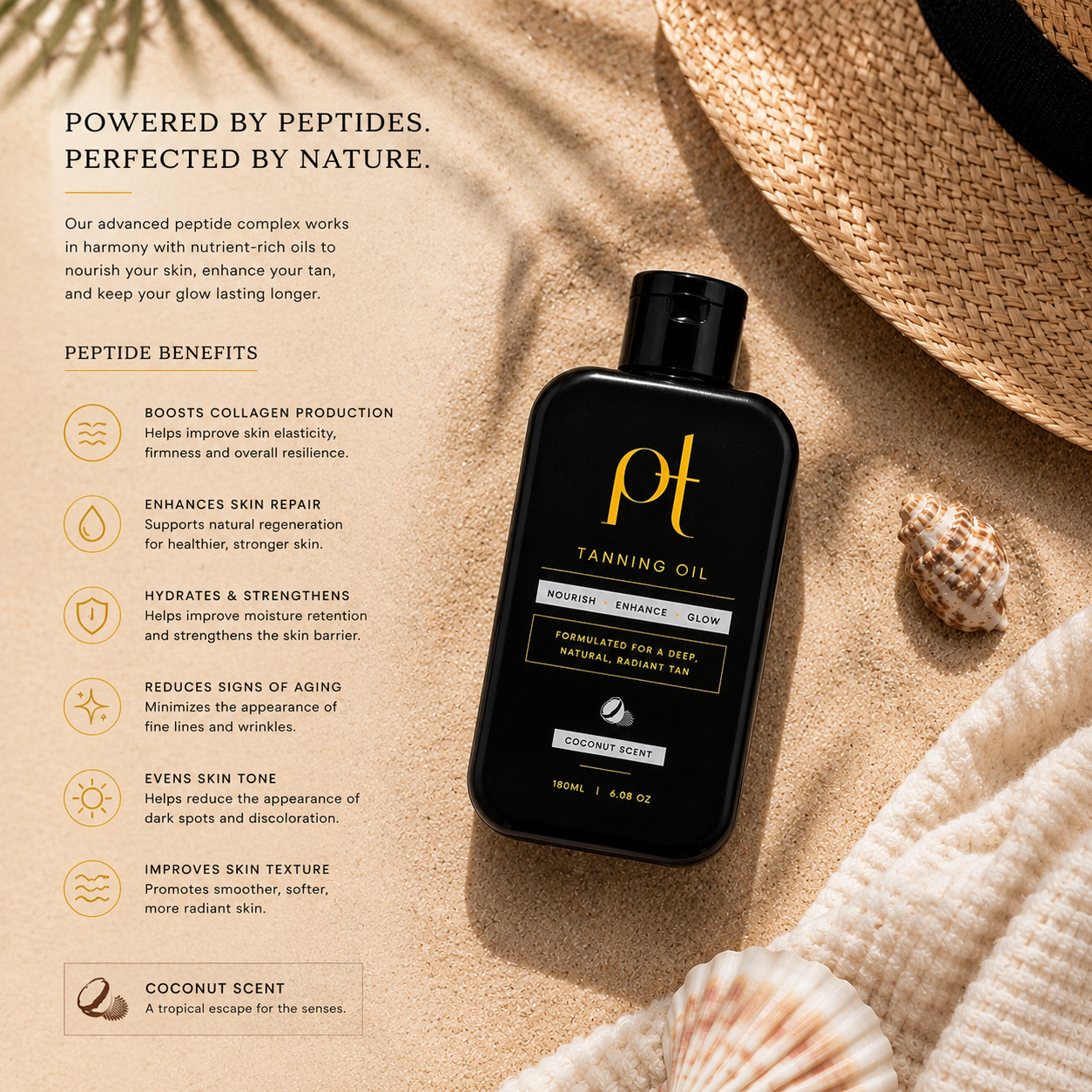 PEPTIDE TANNING OIL